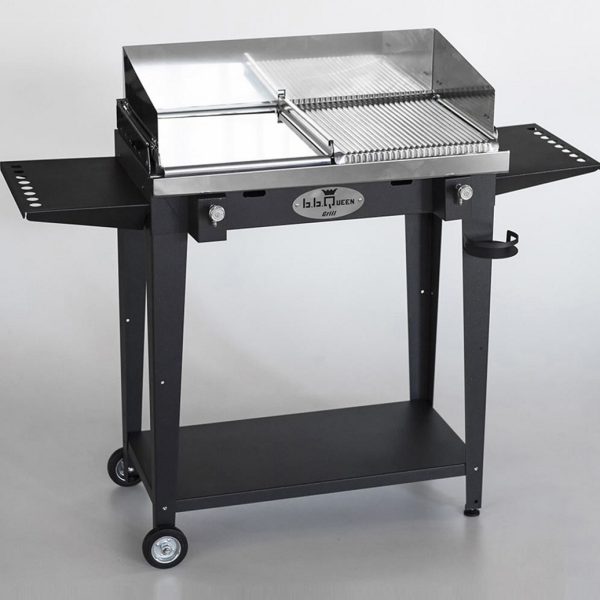 Barbecue 80-40 carrello - BBQueen Grill 8.4 Antracite - L'Ottagono Udine